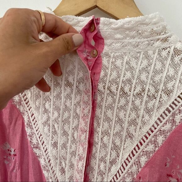 LOVESHACKFANCY Viola Dress in Pink - Picture 8 of 12